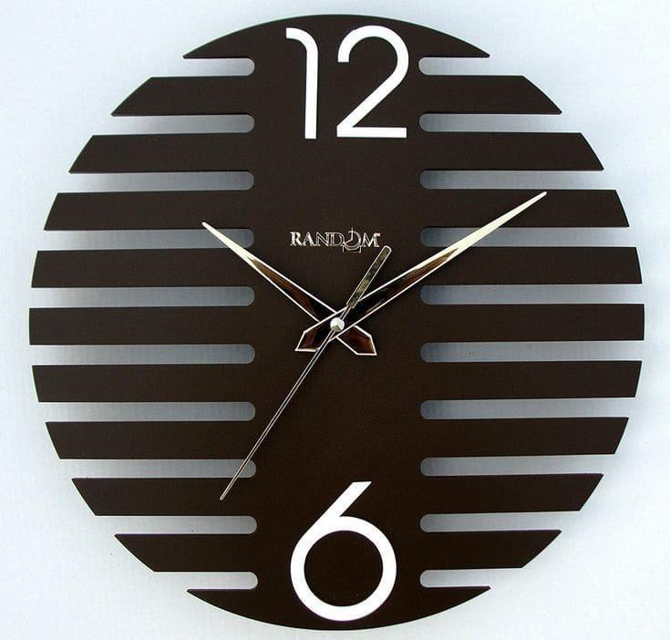 Custom classic twelve & six clock