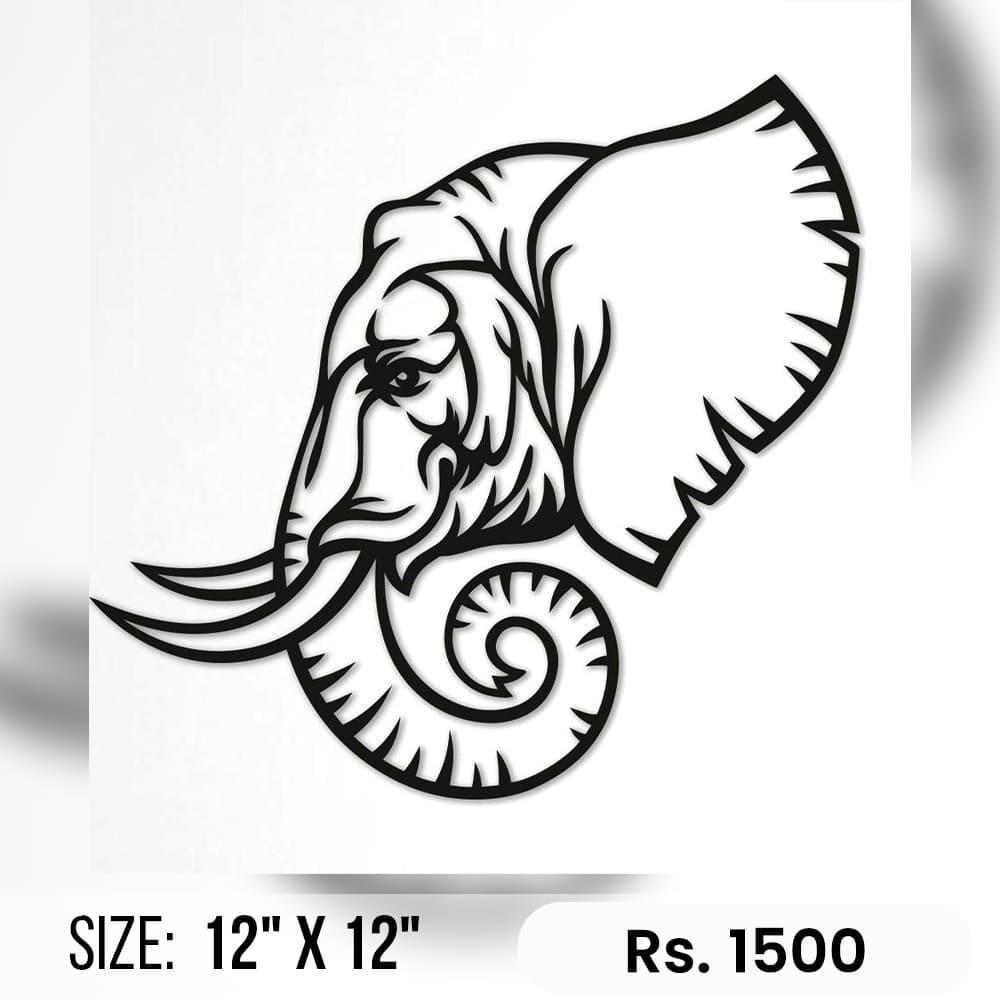 Custom elephant head