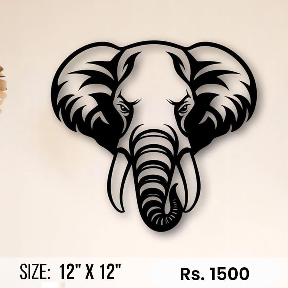 Custom elephant heart art