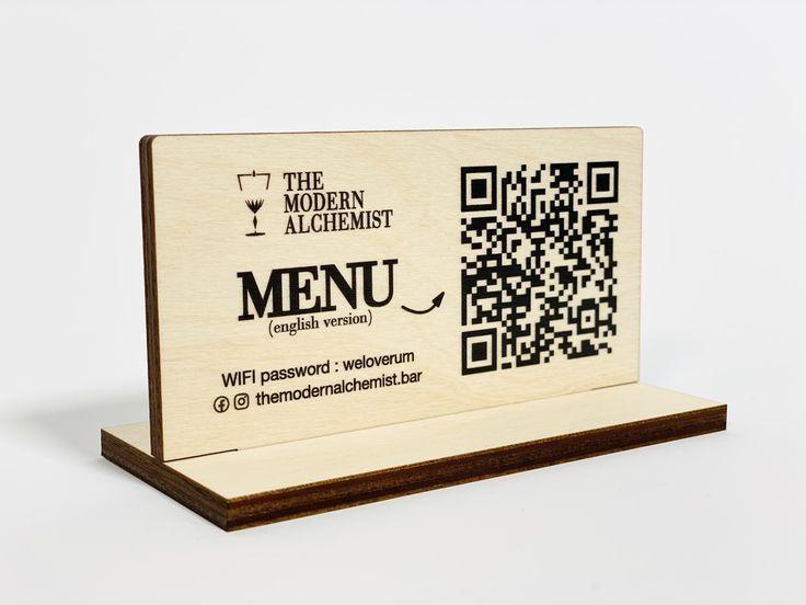 Custom horizontal qr display