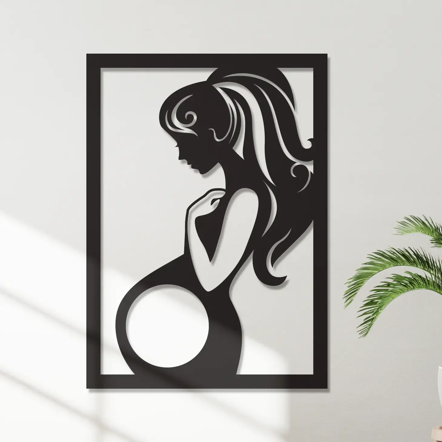 Custom wall frame — ultrasound scan