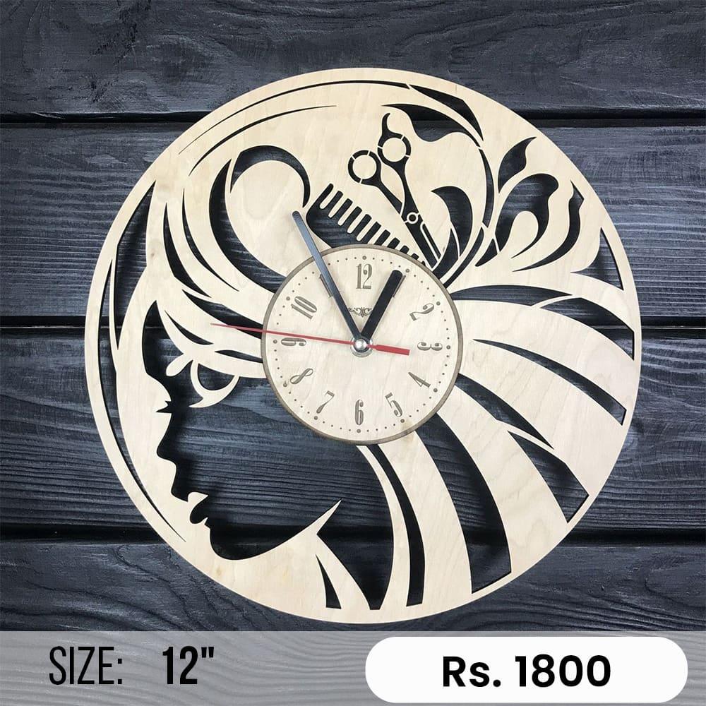 Custom salon clock