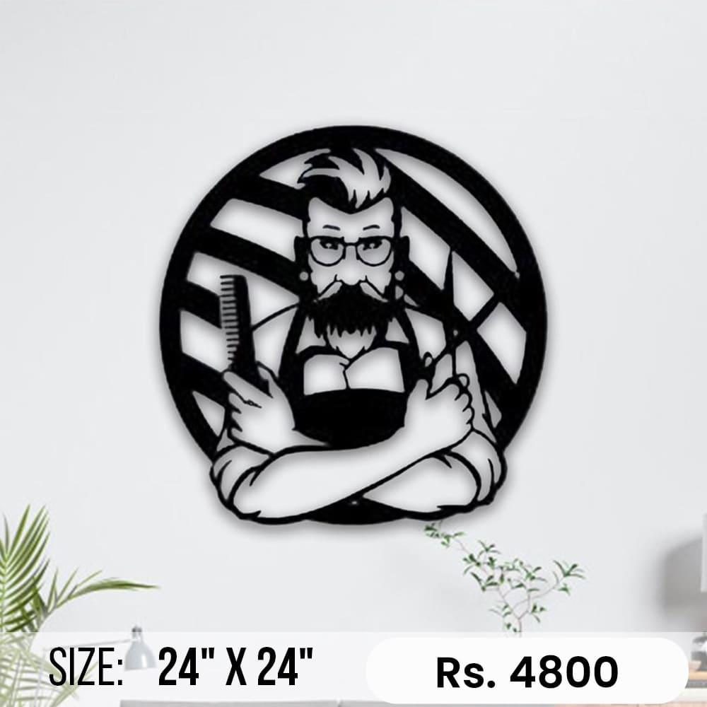 Custom barber wall art