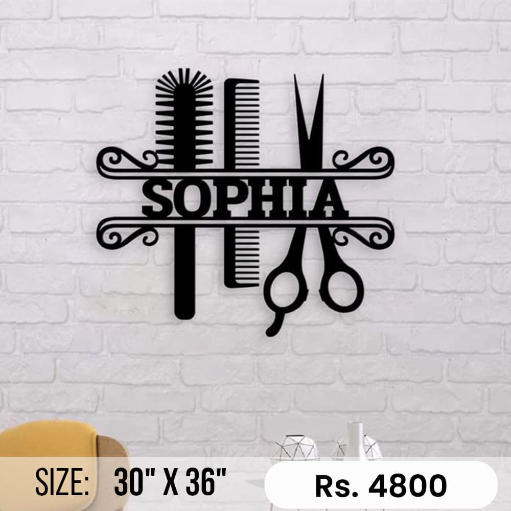 Custom custom salon sign